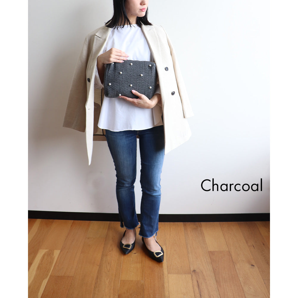 ポーチ MERRILY パール