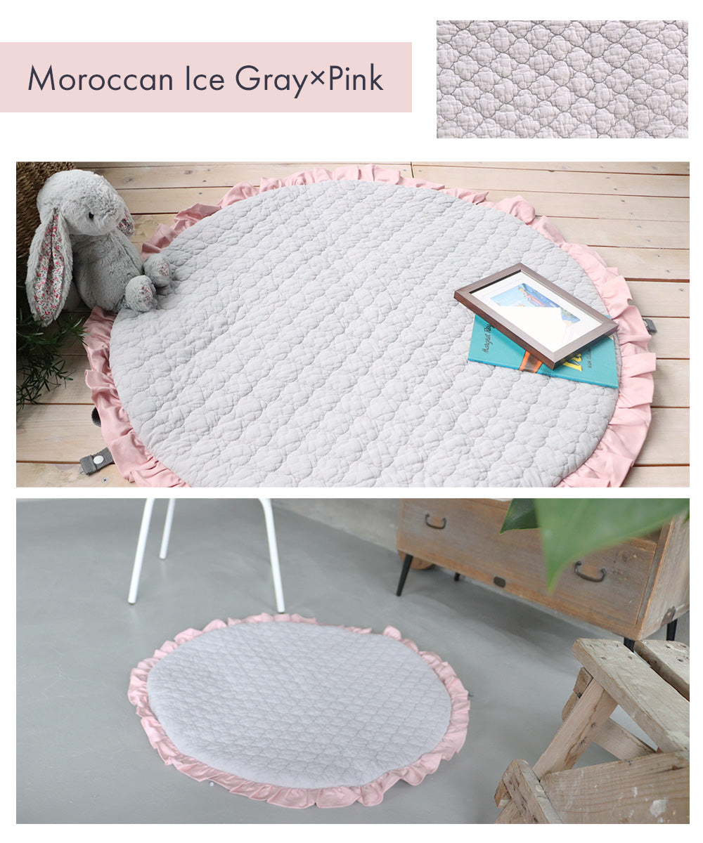 イブル ラウンド マット フリル