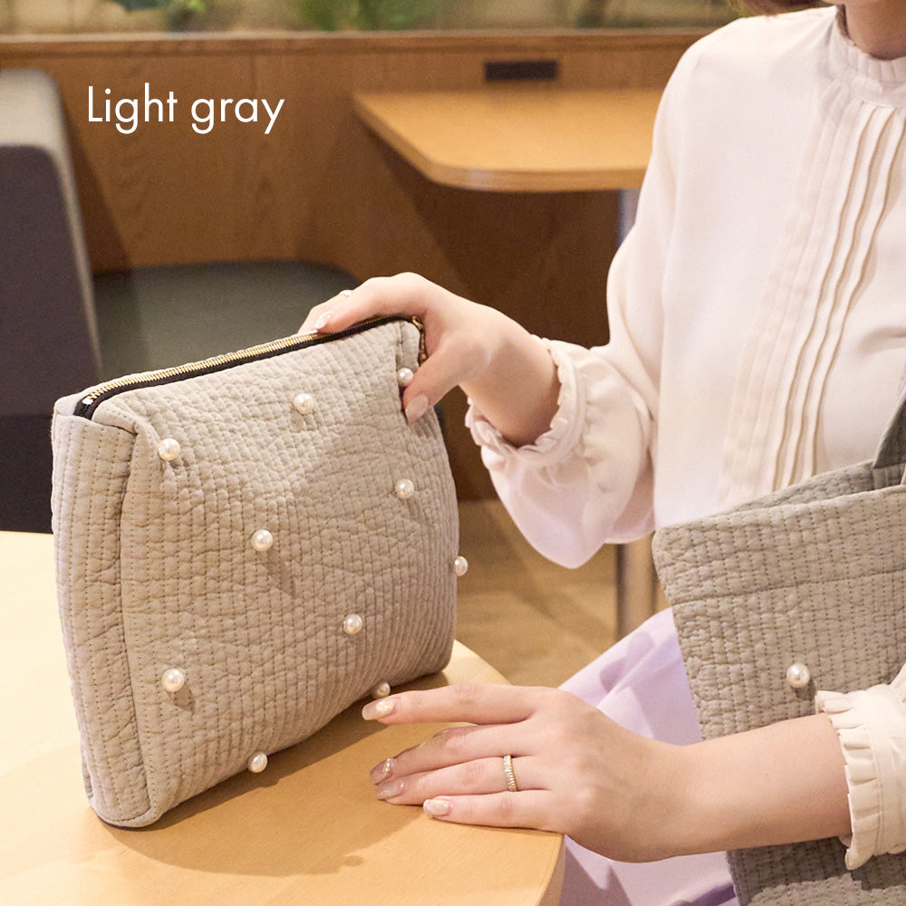 ポーチ MERRILY パール