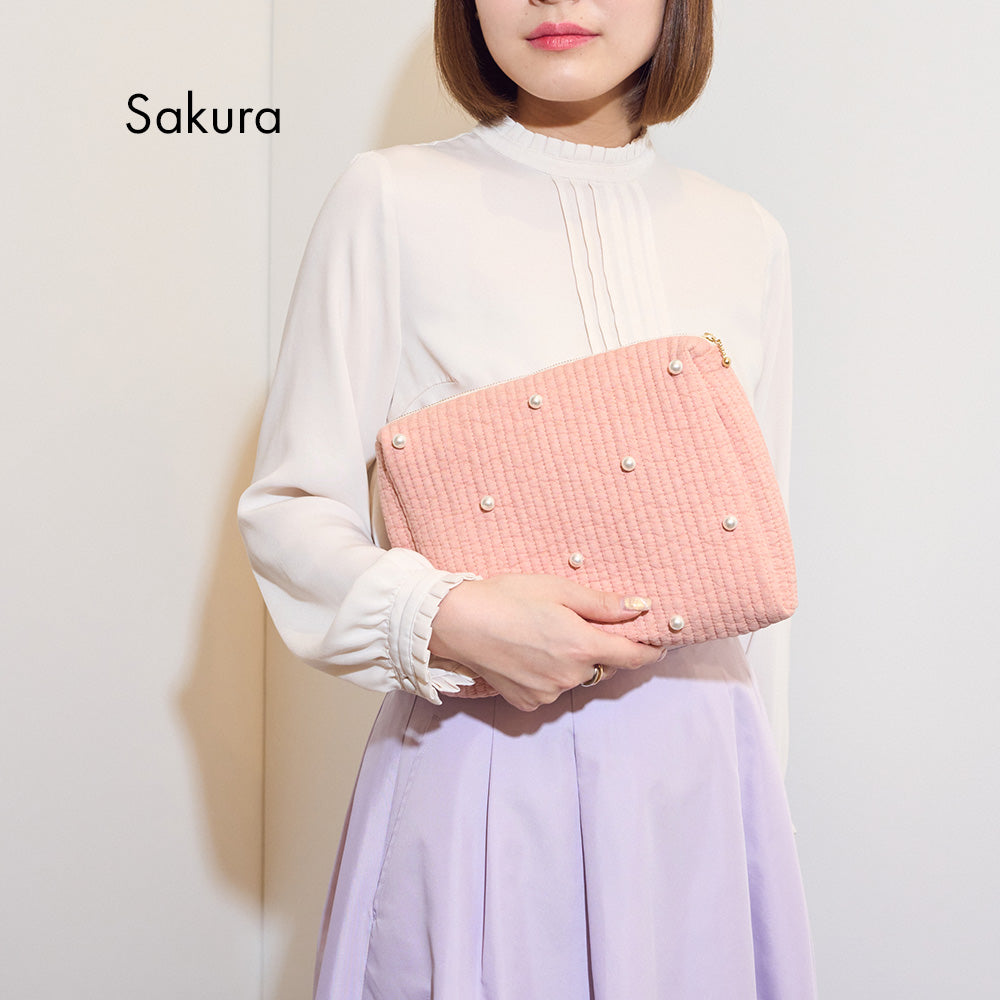 ポーチ MERRILY パール