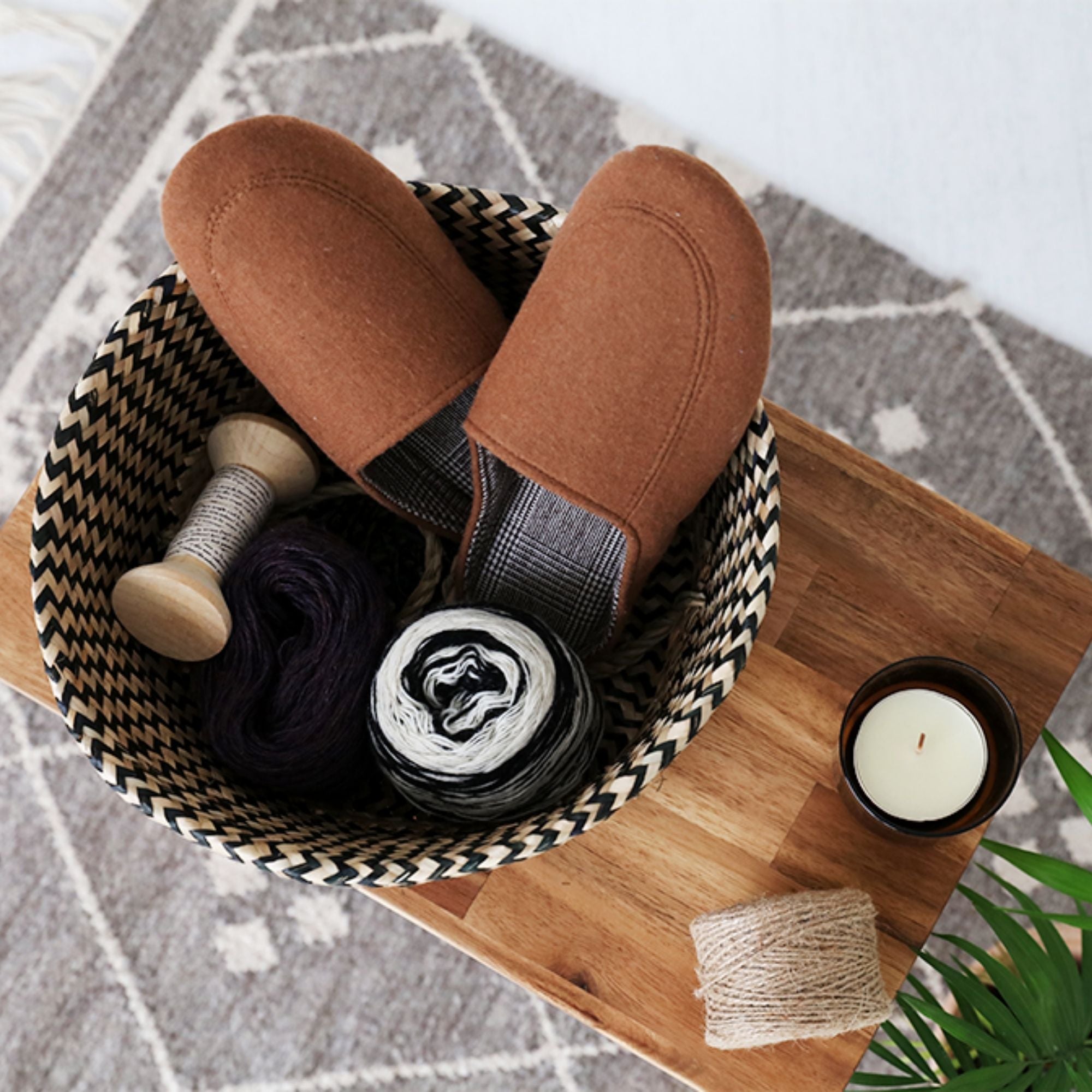 BELY ラタンバスケット