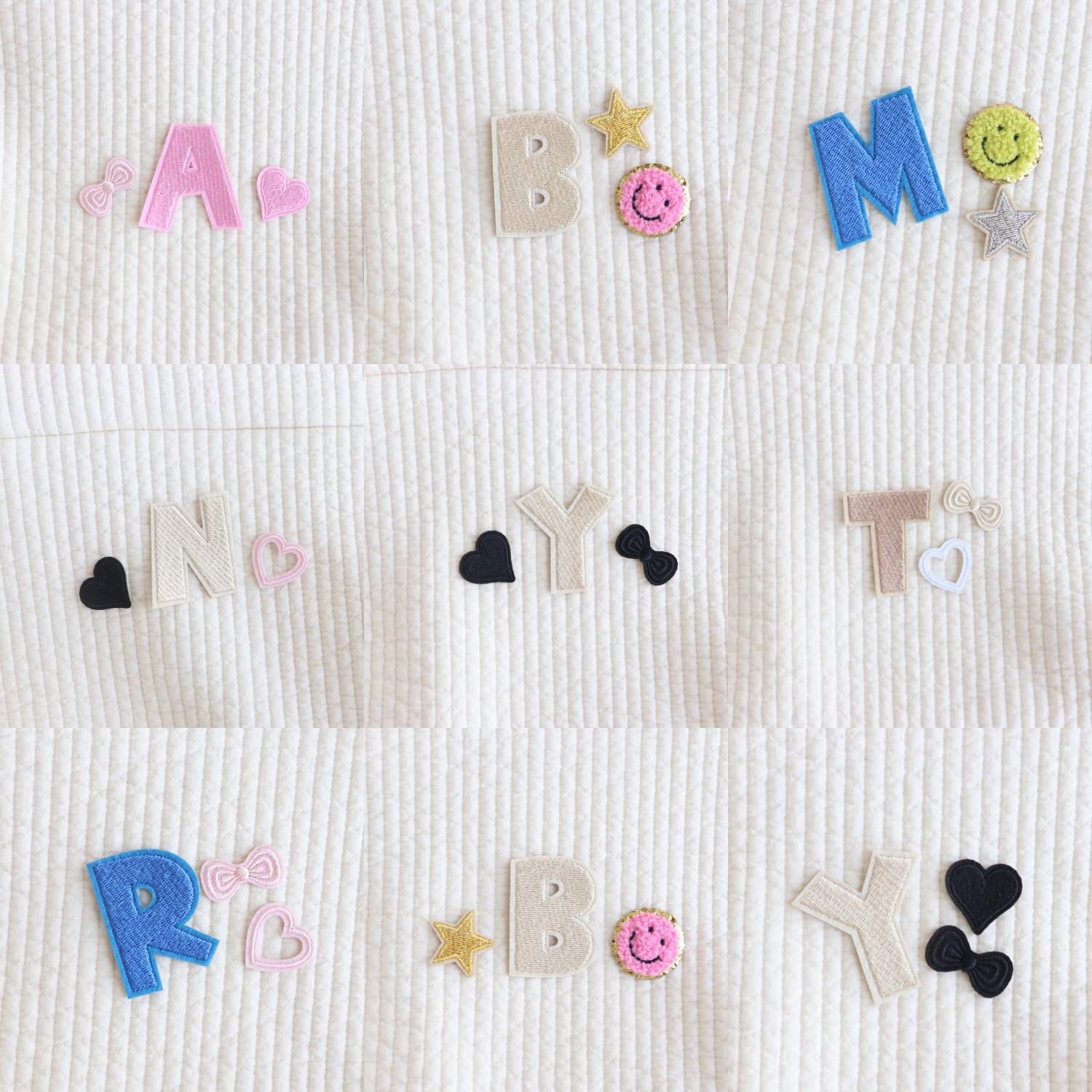 【専用ワッペン】3ピースセット(一部ヌビバッグ対象)