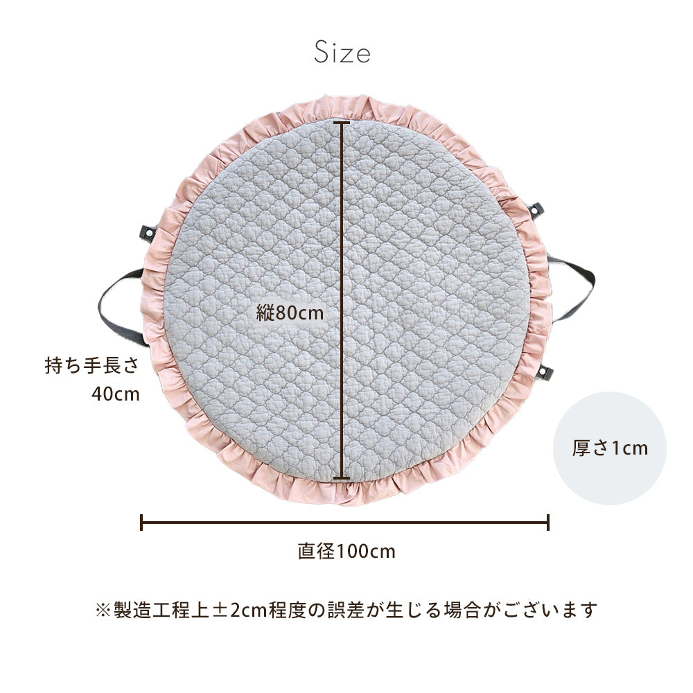 きゃなりんさん専用イブルフリルラウンドマット