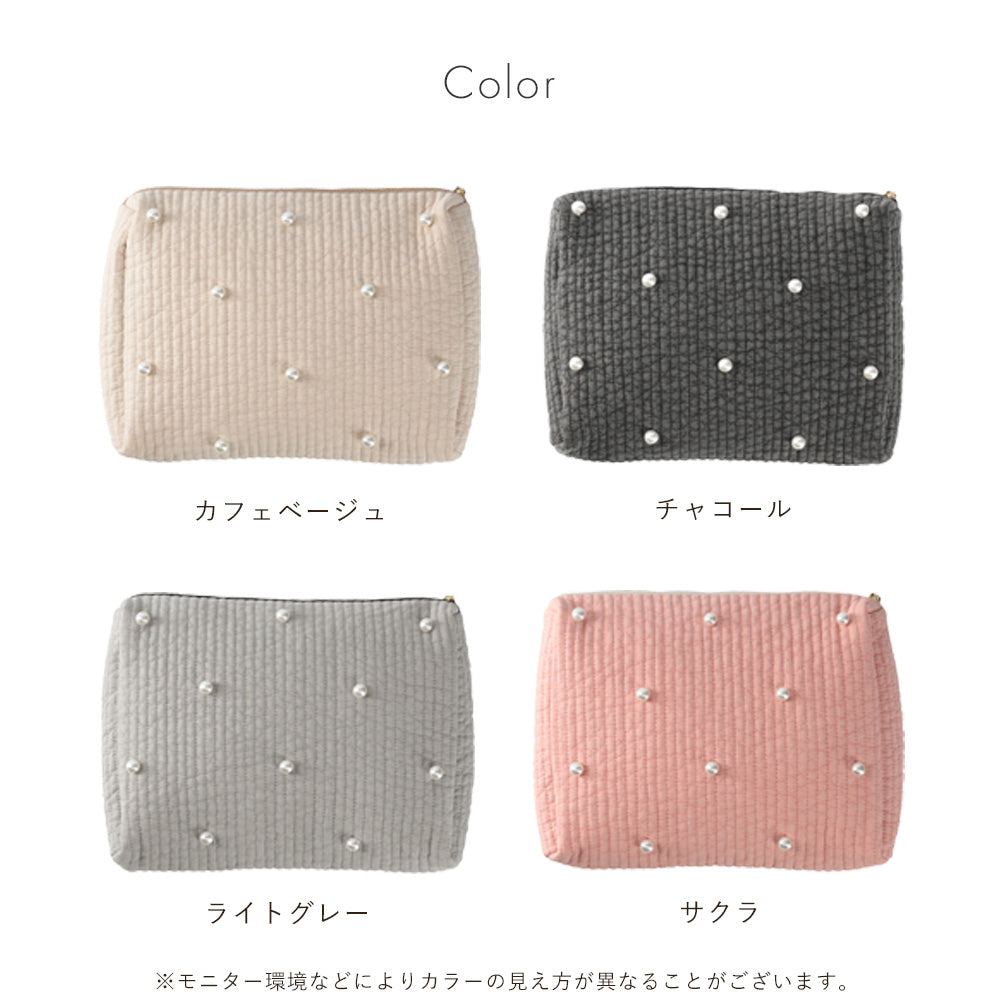 ポーチ MERRILY パール