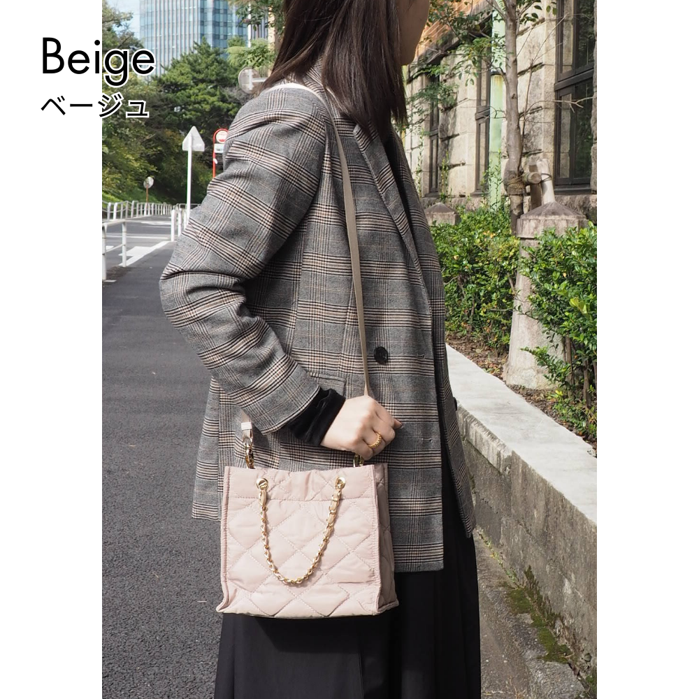 HOBI ナイロンチェーン ショルダーバッグ