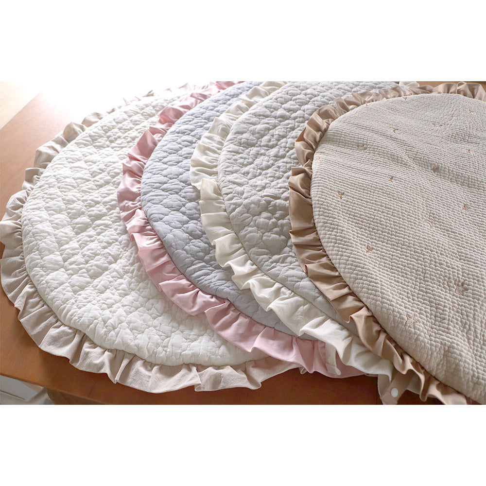 イブル ラウンド マット フリル