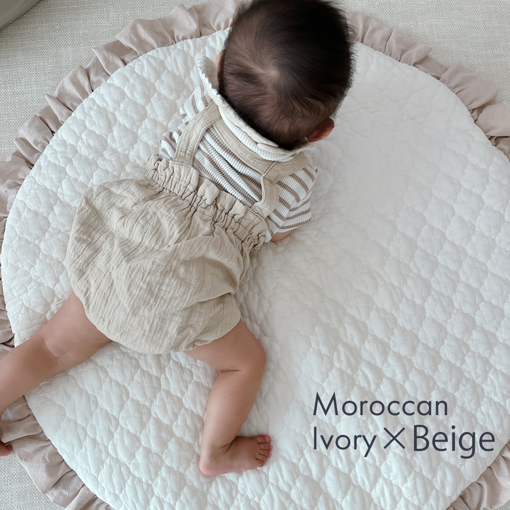 イブル ラウンド マット フリル