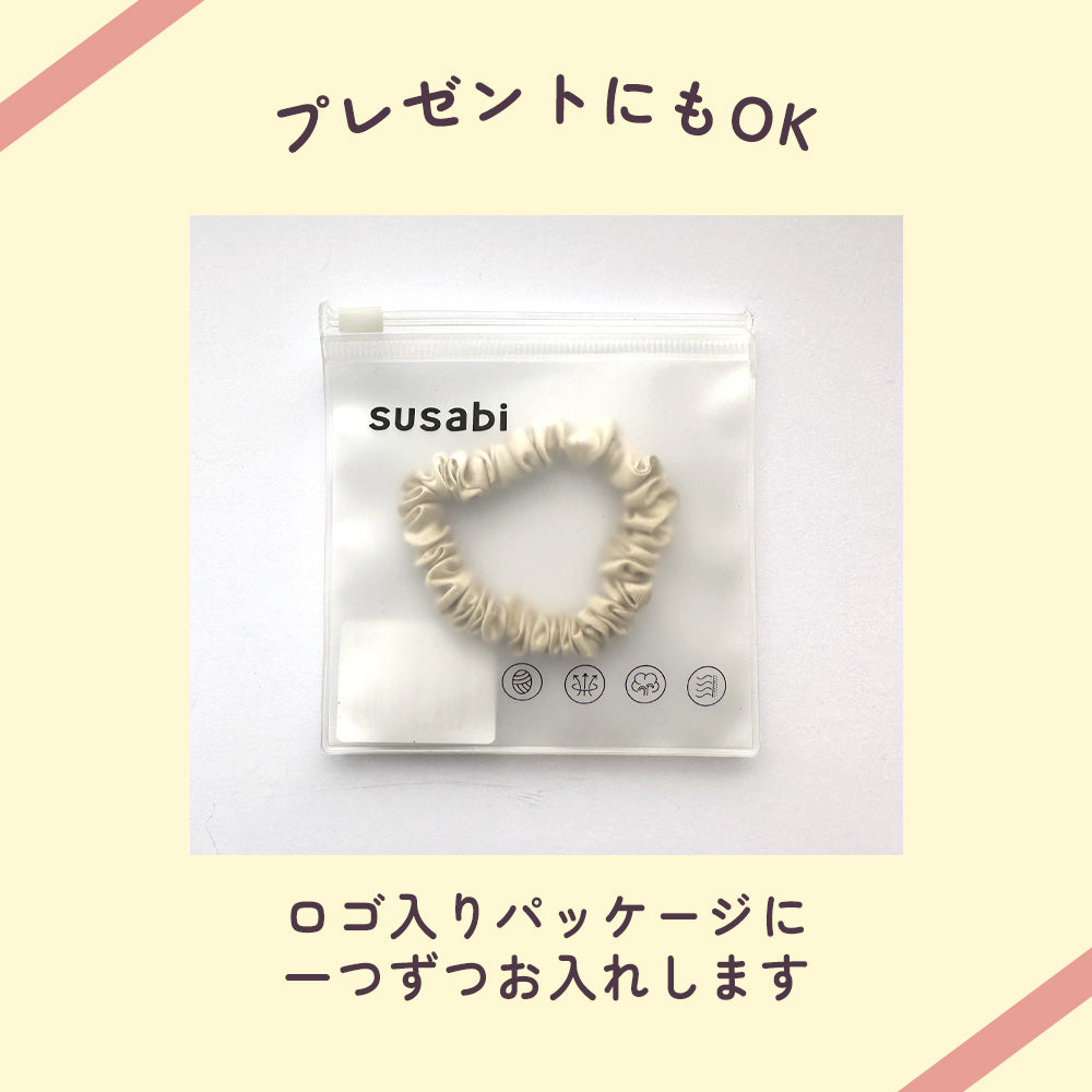 シルクヘアゴム