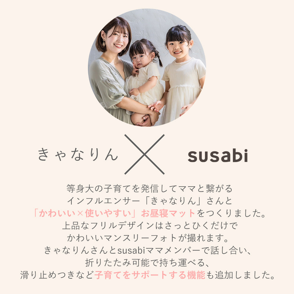 イブル ラウンド マット フリル