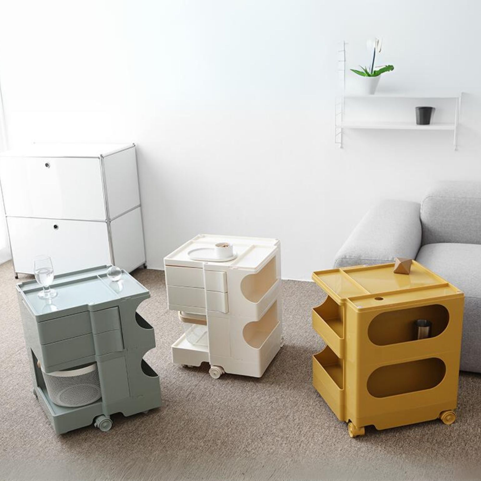 BINGEURI トローリー 2 段