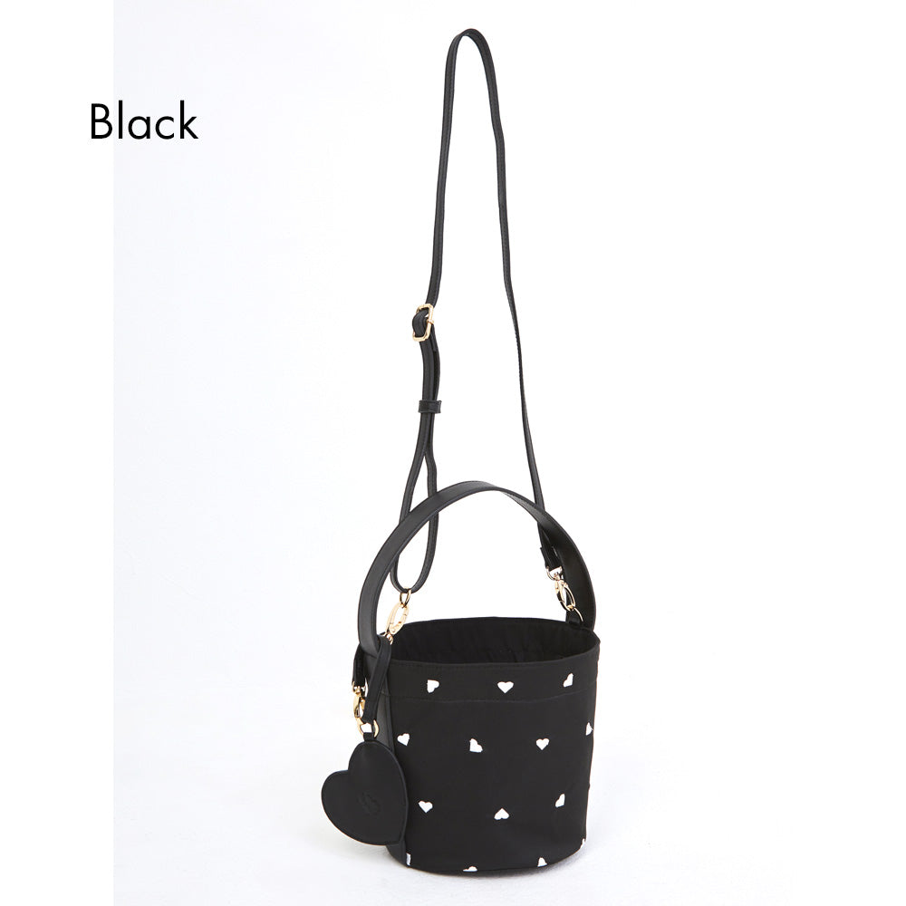 HOBI ハート柄バケツバッグ
