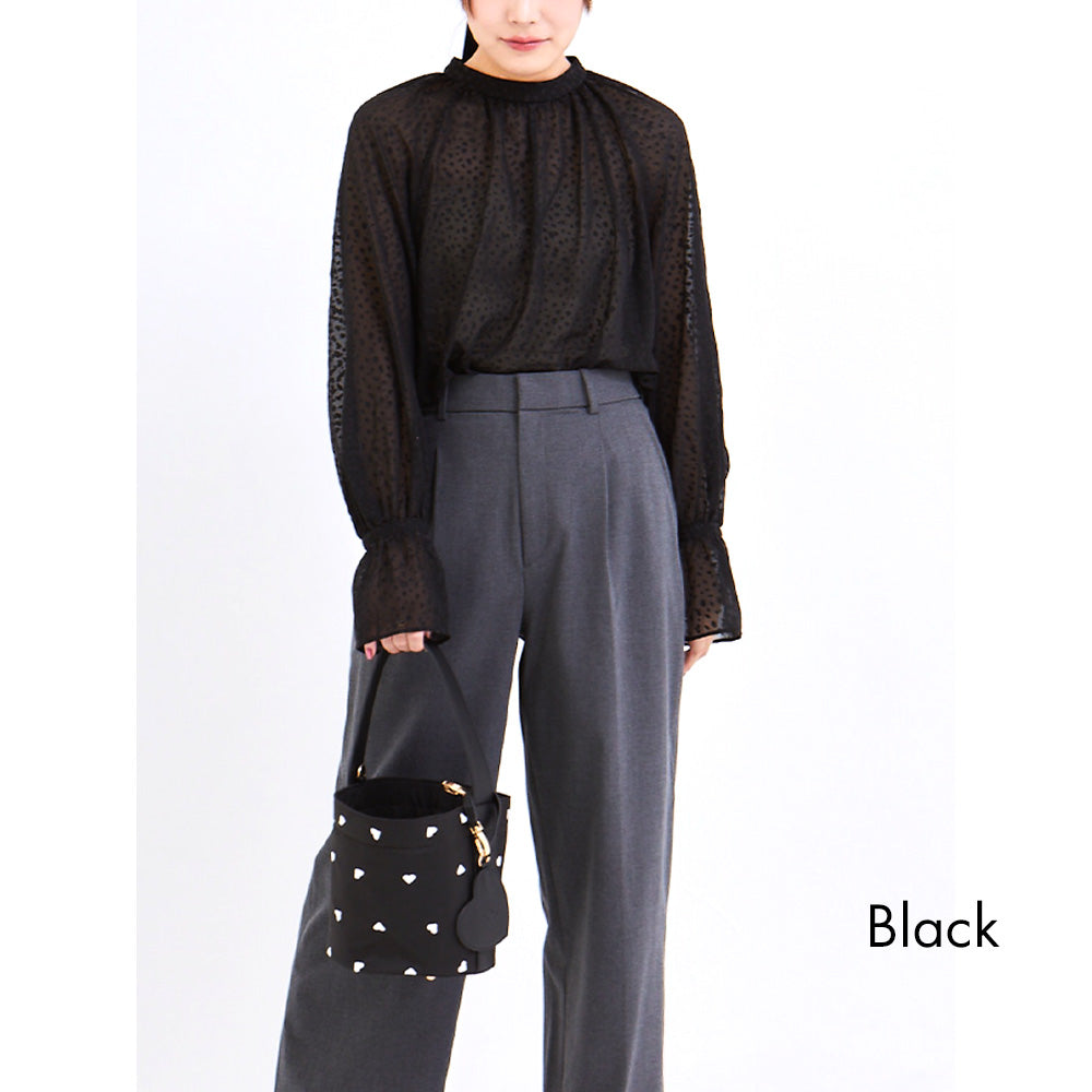 HOBI ハート柄バケツバッグ