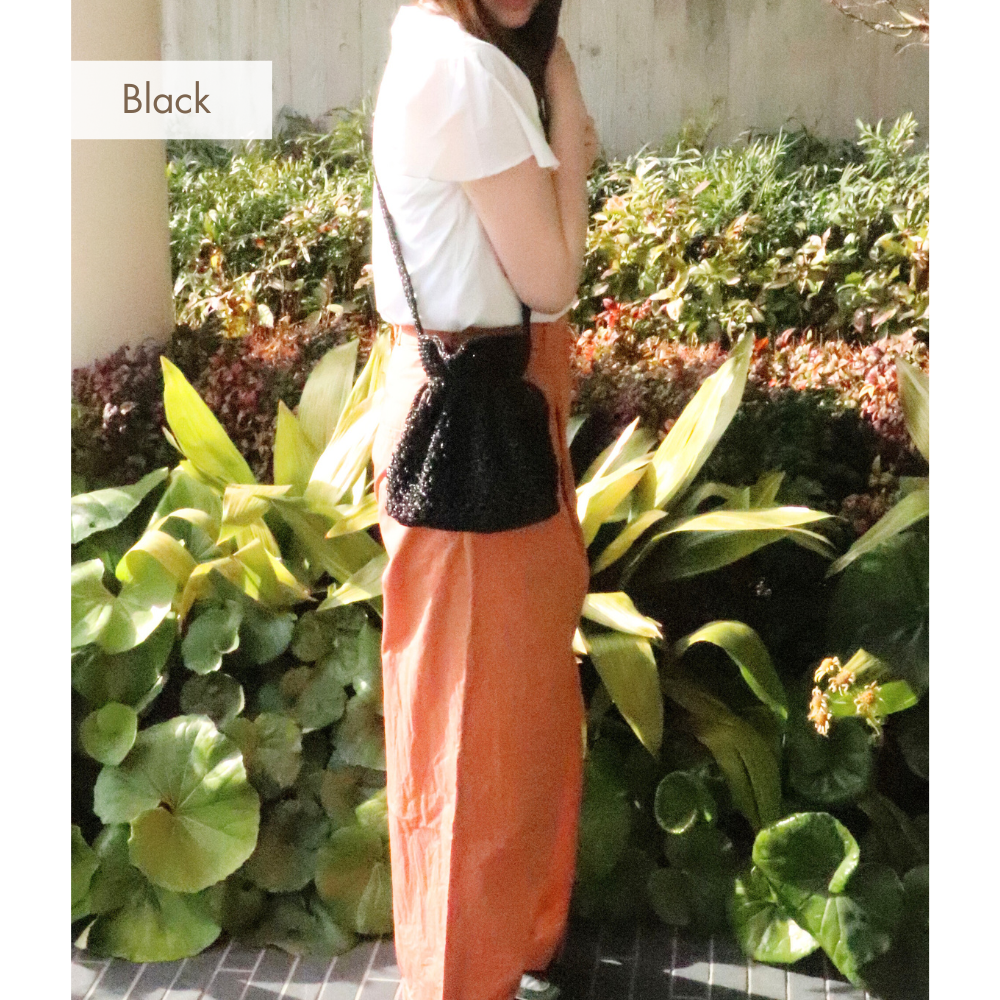 HOBI メタルヤーン メッシュバッグ