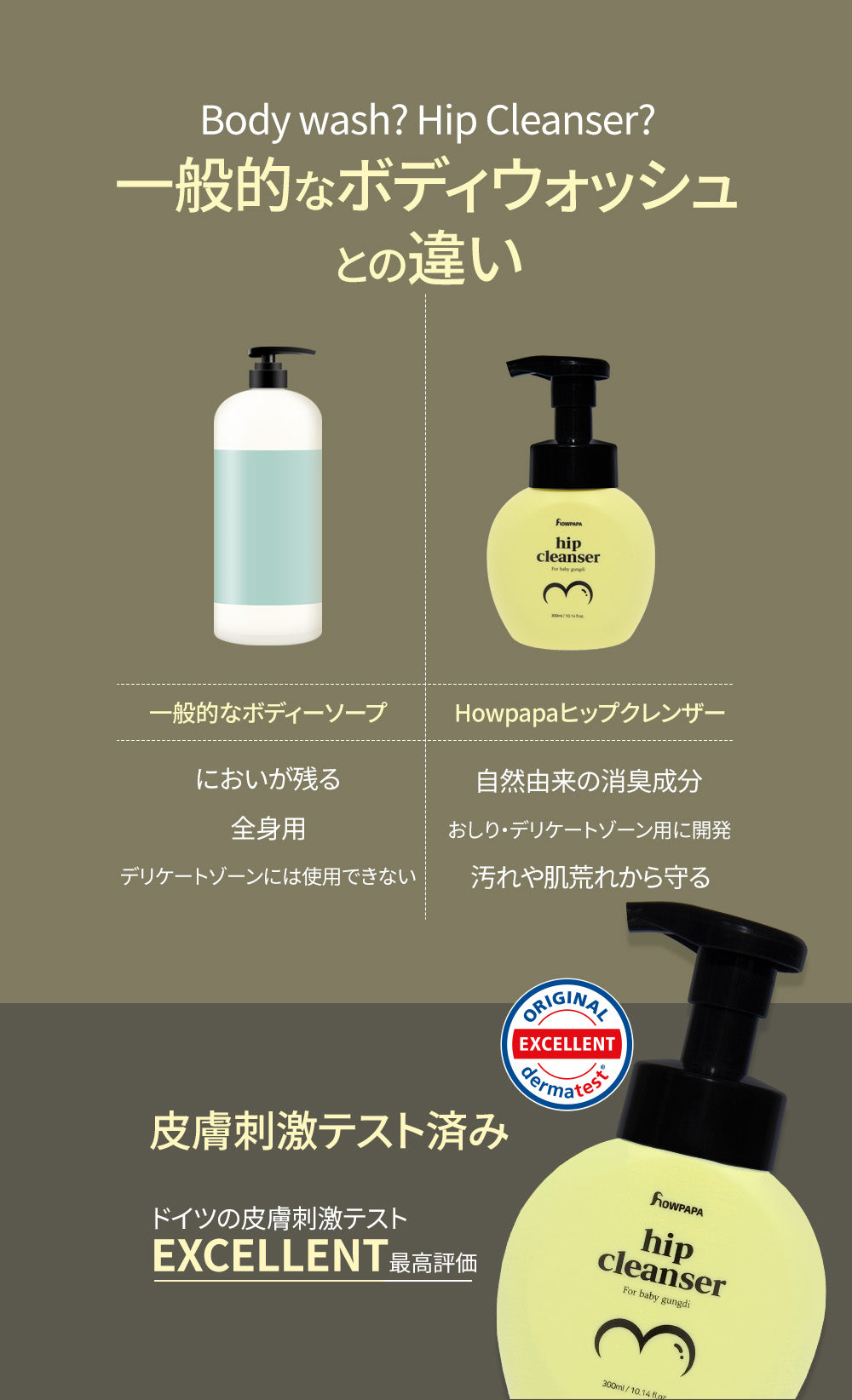 HOWPAPA ヒップクレンザー