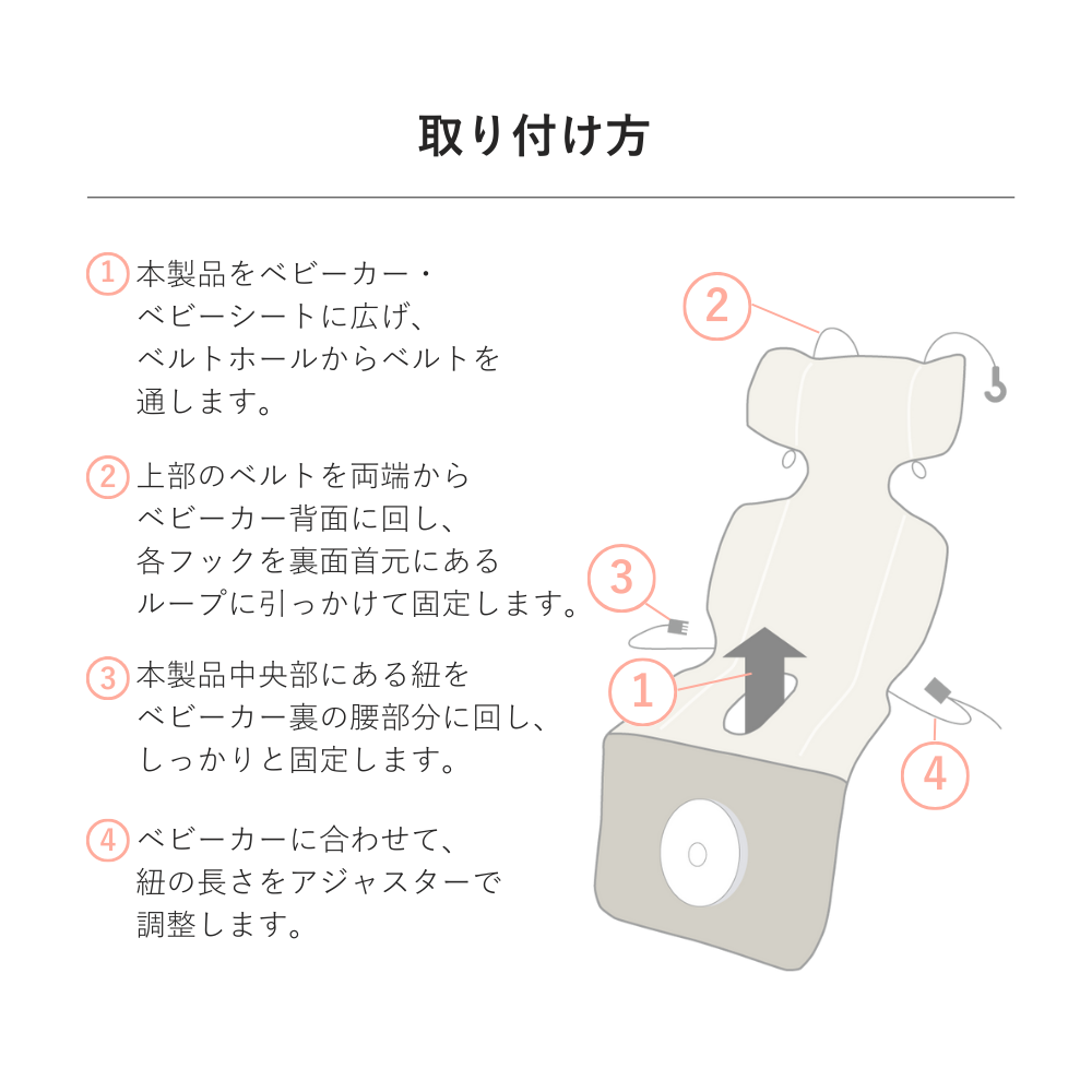 sarapy サラピー ファン付きベビーカーシート