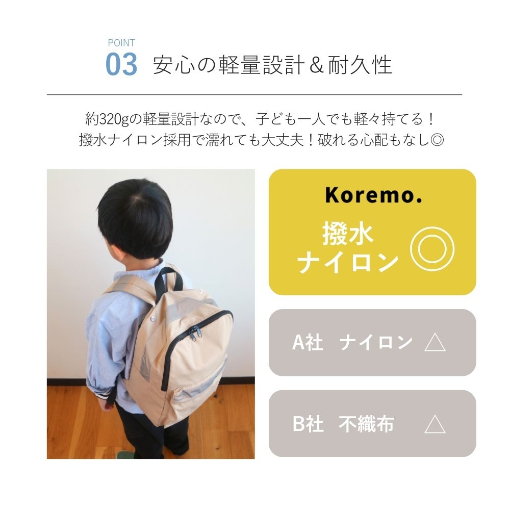 Koremo 子ども用防災リュックセット